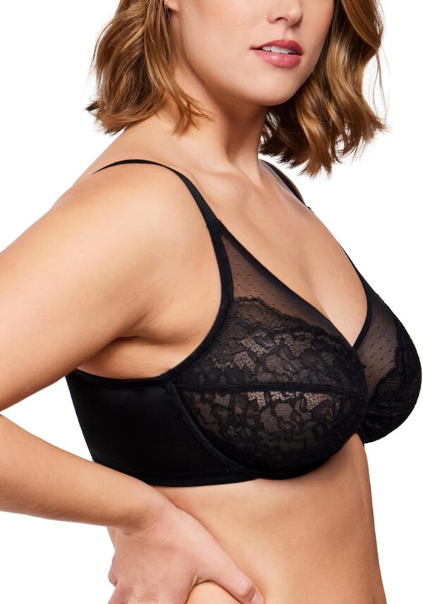 Bras for Women Full Coverage Underwire Bras Plus Size Lifting Lace Bra for Heavy Breast - Image 2