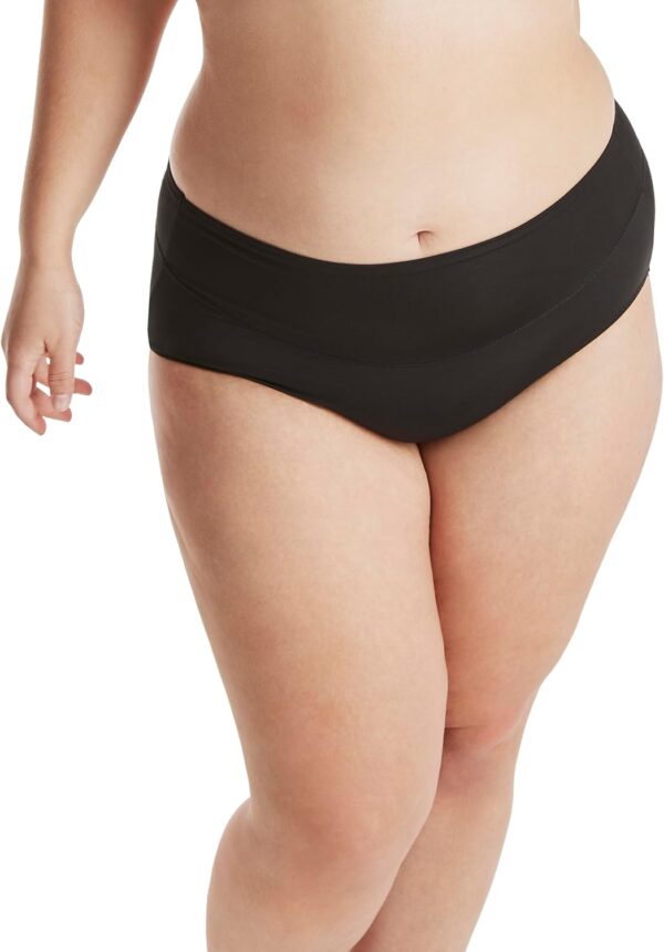 Women Smoothing Microfiber No-Show Panties Pack, Moisture-Wicking, 6-Pack (Colors May Vary) - Image 2