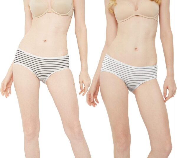 Women Underwear Cotton Hipster Panties Regular & Plus Size 6-Pack - Image 2