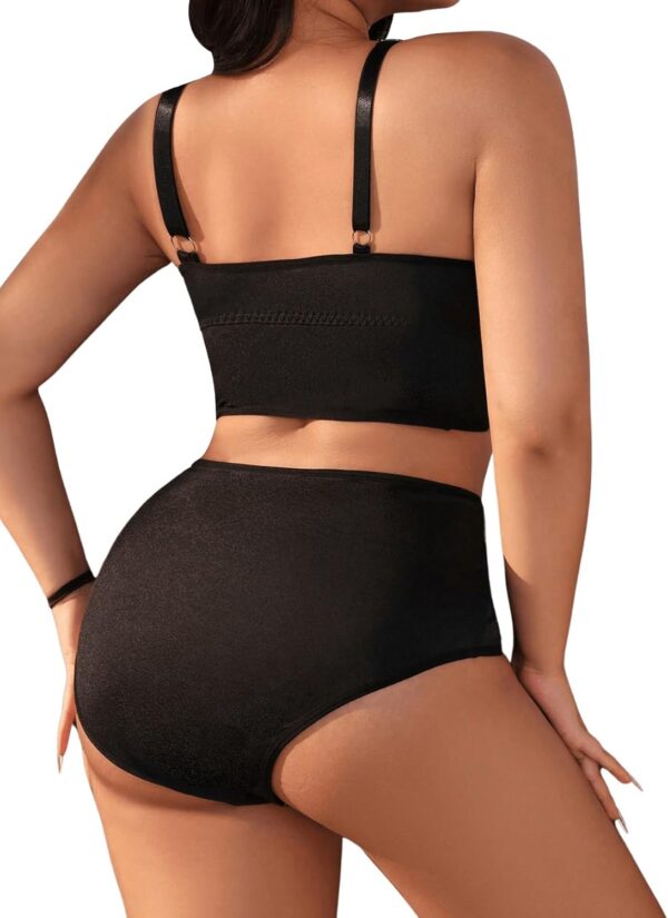 Women Plus Size Lingerie Set Underwire Bra and Panty Sets - Image 2