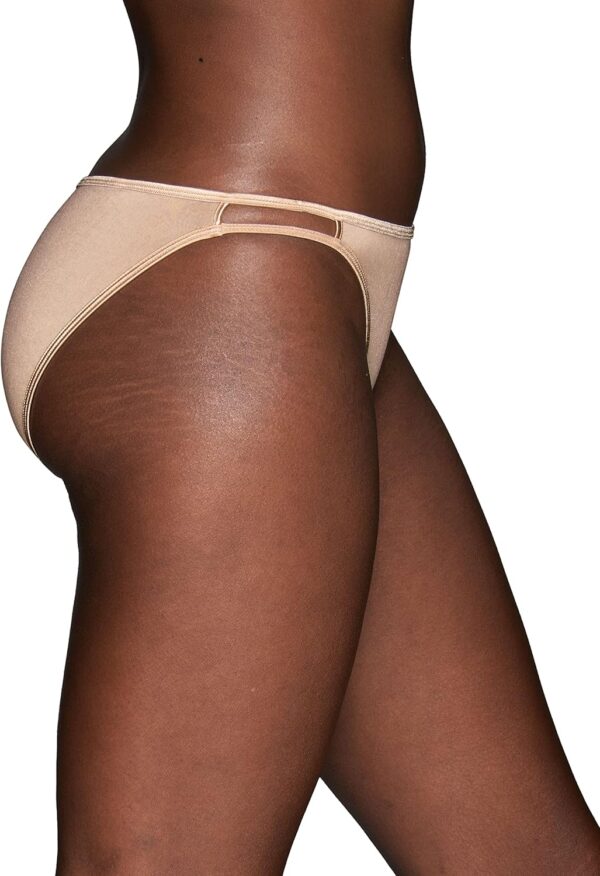 Women  String Bikini Panties, Silky Stretch & Satin Trim - Image 2
