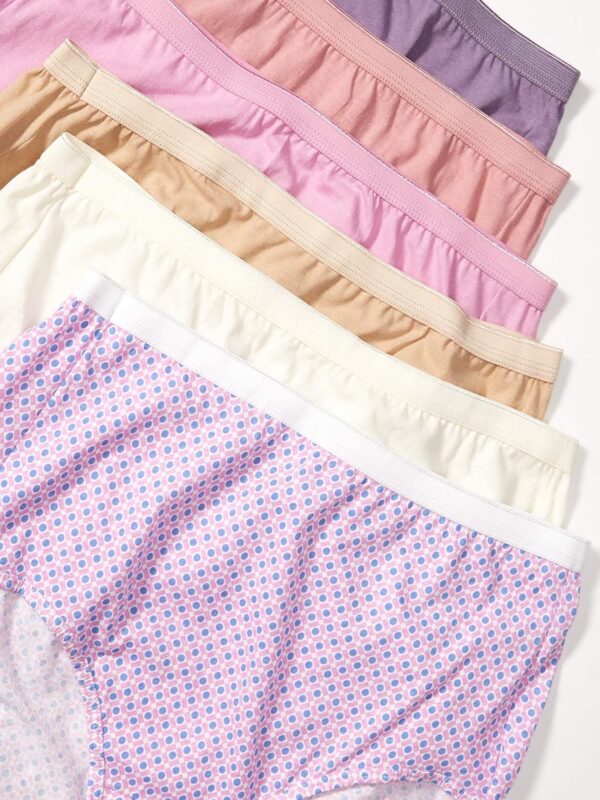 Women  High-Waist Cotton Brief Underwear, High-Rise Brief, 6-Pack (Colors May Vary) - Image 2